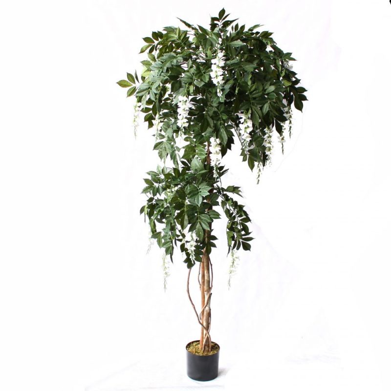 Artificial Wisteria Tree White 1.9m