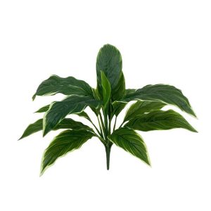 Variegated Hosta Plant 40cm with Real Touch Leaves UV Stabilised