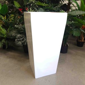 fiberglass pot | white pot | light weight pot | decorative pot