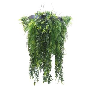 Dense Hanging Fern Chandelier