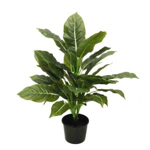 Evergreen Bush 60cm with Real Touch Leaves UV Stabilised Potted